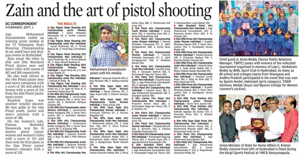 Zain and the art of pistol shooting